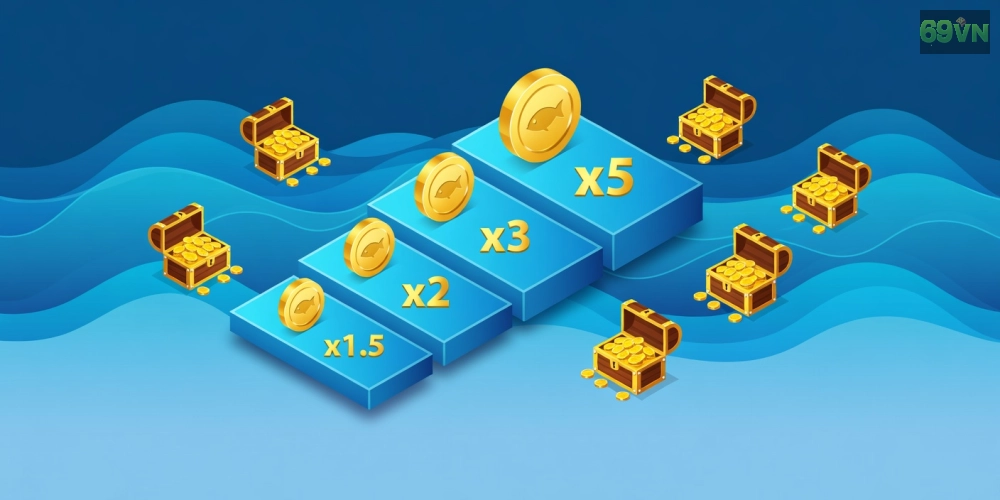 Bảng giá các gói nạp tiền cho bắn cá online 69vn cập nhật 2025 với ưu đãi hấp dẫn